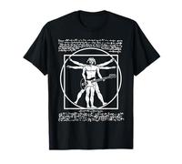 Bajista Da Vinci Vitruvian Man - Bajista Camiseta