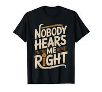 Bajista De Jazz Humor Nadie Escucha El Bajo Camiseta
