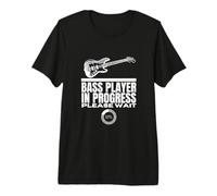 Bajista en Progreso Cargando Bajo Divertido Camiseta Premium