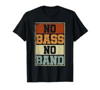 Bajista Instrumento Musical No Bass No Band Bajo Eléctrico Camiseta