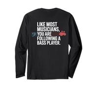 Bajista Like Most Musicians You Are Following A Bass Player Manga Larga