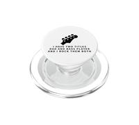 Bajista Y Papá Orgulloso Hombres Divertidos Bajo Guitarra PopSockets PopGrip para MagSafe
