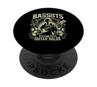 Bajistas juzgando Silenciosamente Guitarra Solos Bajista PopSockets PopGrip Adhesivo
