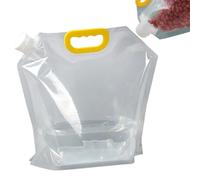 Bajo Agua clatropibile - Puerto utilizable Ligero para Uso al Aire Libre | Contenedor de Agua Flexible para Senderismo, para Beber compacta para Escalada, preparación de Emergencia, Reserva