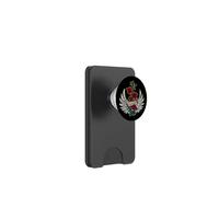 Bajo Alas Rosas Diseño de Rock and Roll PopSockets PopWallet para MagSafe