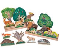 Bajo Animales en el bosque Teatro De Madera