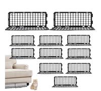 Bajo bloqueador de cama - barrera para mascotas de 15 pulgadas | PP Sofa Stopper - 12 bloqueadores de espacio de muebles para gatos y juguetes, protectores para mantener la