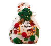 Bajo Cerrado Pregunte - 10.5x8x17.5 Cm De Tela Reutilizable, Bolsas De Regalo De Santa Claus, Bolsas De Envoltura De Cordón Para Vacaciones Con Diseños Impresos | Embalaje Para Golosinas, Gi