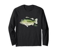 Bajo de Boca Ancha, bajo BigMouth, bajo Negro para Pescadores Manga Larga