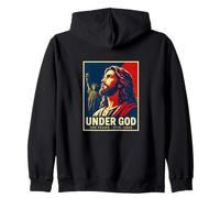 Bajo Dios 250 Años 1776 2026 Christian USA Sudadera con Capucha