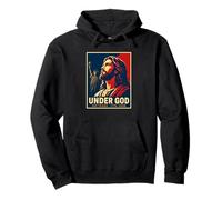 Bajo Dios 250 Años 1776 2026 Christian USA Sudadera con Capucha