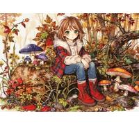 Bajo el Dosel del otoño Puzzle 1000 Piezas Adultos Y Niños,Deco Pared,Regalo Ideal,Rompecabezas Girl,Premium,14 Años+,Anti-estrés,Relax,Desafío,Reto,Educativo 70x50cm