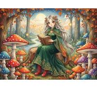 Bajo el Dosel del otoño Puzzle 1000 Piezas Adultos Y Niños,Premium,Reto,Rompecabezas Girl,Deco Pared,Regalo Ideal,14 Años+,Anti-estrés,Relax,Desafío,Educativo 38x26cm