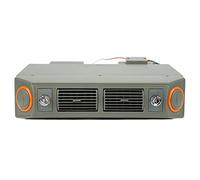 Bajo el Evaporador del Tablero, Conjunto de Evaporador de Aire Acondicionado con Control de Temperatura de Plástico ABS para Coche para Caravana para Autocaravana (12V)