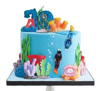 bajo el mar toppers para tartas ocean buceadores acuanauta decoraciones