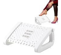 Bajo El Reposapiés Del Escritorio - Reposo En Pie Ergonómico | Taburete De Soporte De Piernas | Ajustable Debajo Del Reposapiés Del Escritorio Con 6 Configuraciones De Altura | Diseño Inclinado Con Te