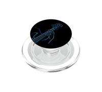 Bajo Eléctrico Bajista Músico Jugador Música Diseño PopSockets PopGrip para MagSafe