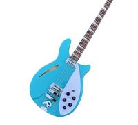 Bajo eléctrico con 4 cuerdas, diapasón de palisandro, golpeador y llamativo color azul: for bajistas músicos que buscan un sonido alto