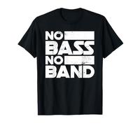 Bajo Eléctrico Instrumento Rockero No Bass No Band Bajista Camiseta