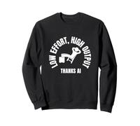 Bajo Esfuerzo Alto Rendimiento Gracias AI Chill Pose Sudadera