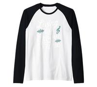Bajo Guitarrista Músico Gear Funk Rock Jazz Bajista Camiseta Manga Raglan