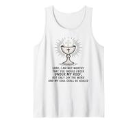 Bajo mi Techo Oración de la Santa Comunión Arte Católico Camiseta sin Mangas