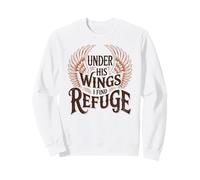 Bajo Sus alas Encuentro Refugio - Vintage Christian Faith Sudadera