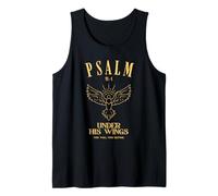 Bajo Sus Alas Salmo 91:4 Versículo de la Biblia - Refugio en Dios Paloma Camiseta sin Mangas