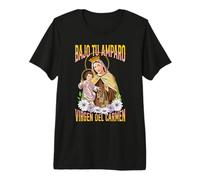 Bajo Tu Amparo, Virgen del Carmen. Devoción Católica Camiseta Premium