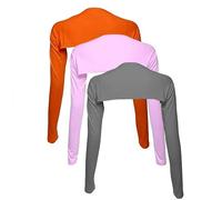 BaJooruly Women Bolero Shrug Long Sleeve Open Front Workout Ballet Shrug Arm Sleeves(J3)