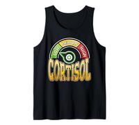 Bajos Altos Niveles De Cortisol Meme Divertido Pico Camiseta sin Mangas