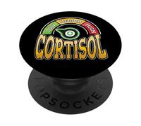 Bajos Altos Niveles De Cortisol Meme Divertido Pico PopSockets PopGrip Adhesivo