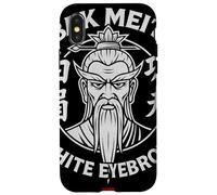 Bak Mei La Ceja Blanca Gran Maestro Kung Fu Carcasa para iPhone X/XS
