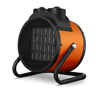 Bakaji Estufa eléctrica con elementos calefactores de cerámica, calefactor industrial, potencia 2000 W, termostato ajustable, función ventilador frío, inclinación ajustable