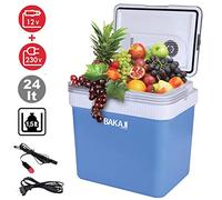 BAKAJI CB.24.BAK Refrigerador Eléctrico Portátil, Plástico, Multicolor