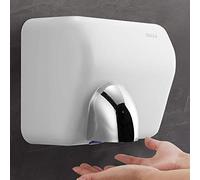 BAKAJI Toallas automáticas eléctricas Hotel Secador de manos de aire caliente de pared baño con sensor de fotocélula (2300 W)