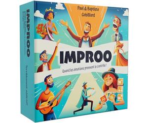 Bakakou IMPROO Juego de Cartas Improvisar Escenas Locas y Emociones