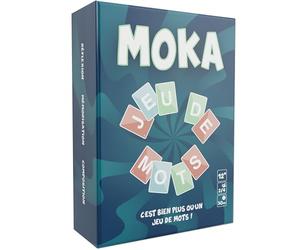 BAKAKOU Moka - Juego de Mesa de 2 a 4 Jugadores, Juego de Memoria Educativo, Juegos de Letras para Adultos y niños, CREA Palabras y retiene Las Letras, diseñado en Francia, Idea de Regalo Original