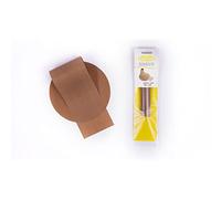 Bake-O-Glide Forro Redondo multigrado para Tartas, 250 mm, Tela de Vidrio Tejida recubierta de 100% PTFE, marrón