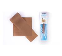 Bake-O-Glide Revestimiento Cuadrado y de Pared, Tela de Vidrio Tejida recubierta de 100% PTFE, marrón, 200 mm