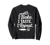 Bake Taste Repeat First Mothering Sunday Cute Baking Mom Sudadera