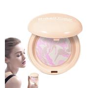 Baked Foundation Palette, Contour Powder Kit, Oil Control Makeup Set, Skin Tone Corrector Brightening Nose Shadow Built in Mirror Dry Sensitive College Student Wedding Use Beauty Cosmetic Finish Glow
