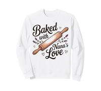 Baked with Nana's Love - Diseño de Rodillo Sudadera