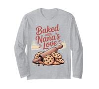 Baked with Nana's Love - Rodillo de Cocina con diseño de Galleta Manga Larga