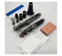 Bakelite A Clarinetes Llaves Plateadas De Plata 17 Llaves Con Estuche Bucal Clarinetes