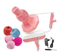 BAKENLON Bobinadora de Lana Eléctrica, Enrollador Automático de Lana Tensión Ajustable, Capacidad 10 oz Enrollador de Hilo de Lana, Regalo para los Amantes del Tejido