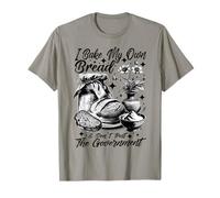 Baker Bake Own Bread Dont Trust Government Masa madre Camiseta