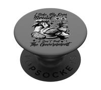 Baker Bake Own Bread Dont Trust Government Masa madre PopSockets PopGrip Adhesivo