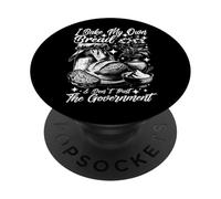 Baker Bake Own Bread Dont Trust Government Masa madre PopSockets PopGrip Adhesivo