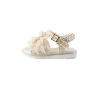 BAKER BY TED BAKER Niñas Sandalias con ramillete Gold Glitter 29